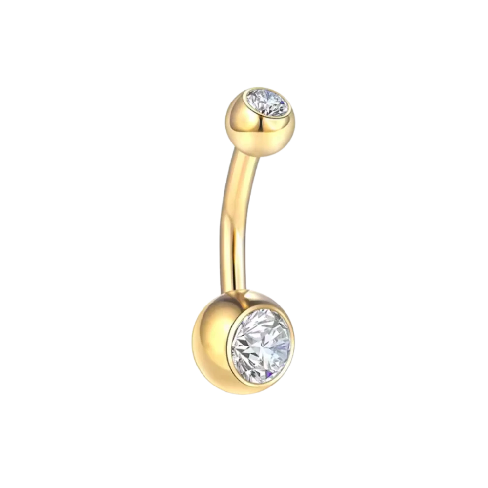 Piercing do pupíku, titan