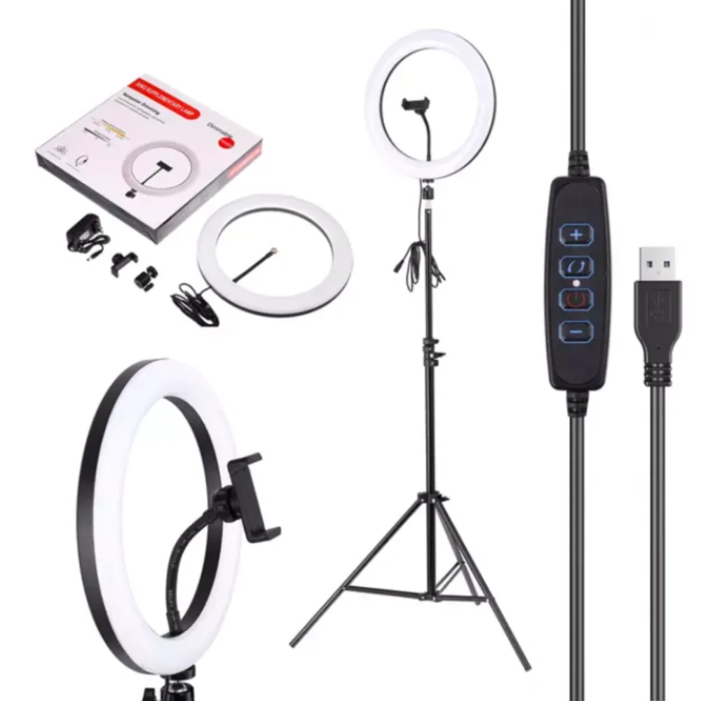Kruhová LED lampa - SET
